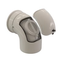 Coudes de Visite 80/125 - 87° sans clapet – 3CEp - 53 330 382 - Ubbink